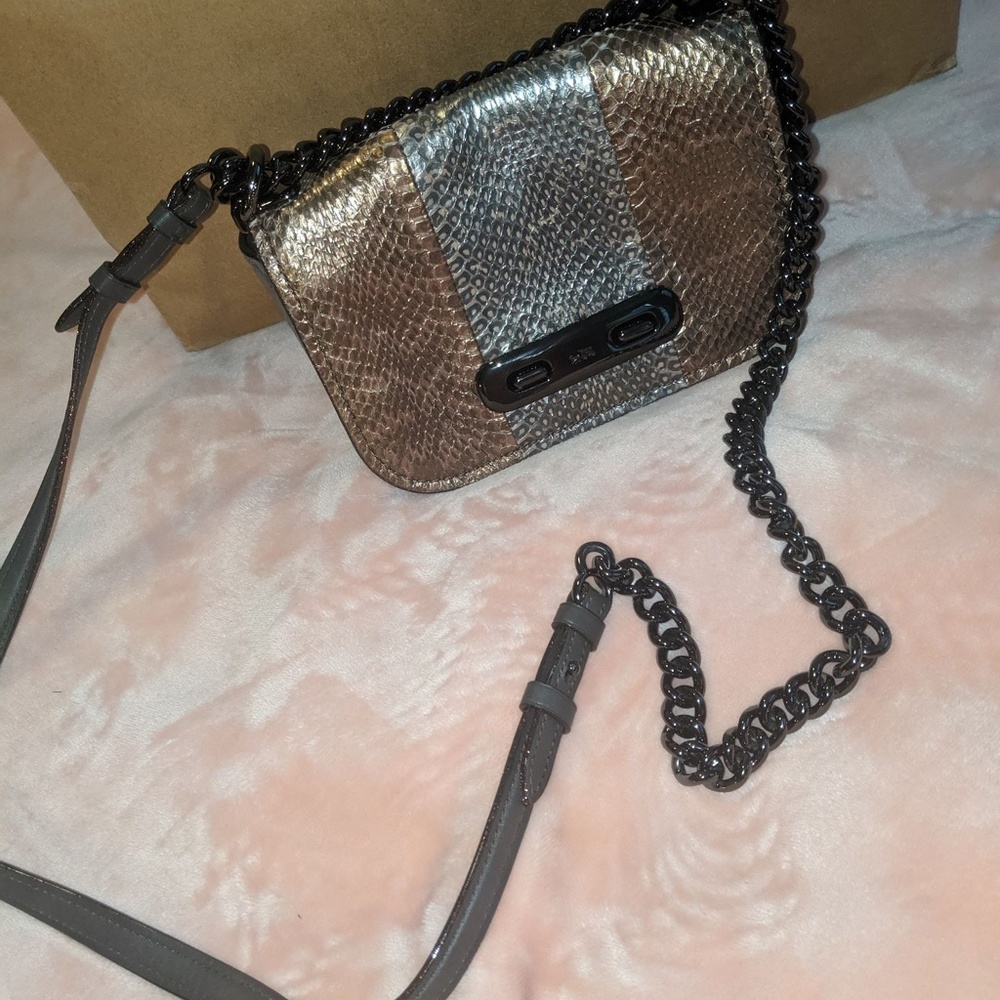 Coach crossbody new black chain sholder